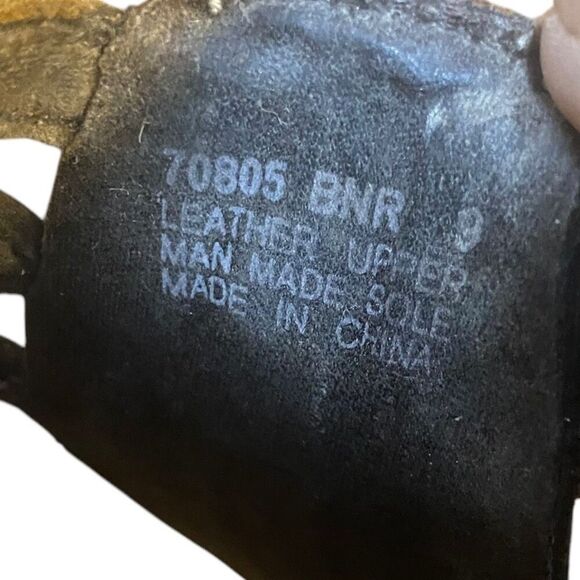 Minnetonka Open Toe Brown Beaded Jeweled Front  Flip Flop Sandals Wm’s Sz 7 - Picture 9 of 9